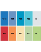 Armadio portafarmaci in bilaminato - colori a scelta, 48 scomparti e 5 ripiani regolabili - cm 100x60x195h