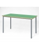 BANCO TAVOLO RETTANGOLARE SENZA SOTTOPIANO  - STRUTTURA Ø mm.40 - CM 140X70X71H - GRANDEZZA 5