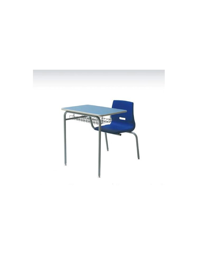 Banco scuola singolo con sottopiano griglia h 82 cm - AB Company