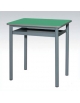 BANCO MONOPOSTO SENZA POGGIAPIEDI SOTTOPIANO IN LAMIERA SALDATA - STRUTTURA Ø mm.40 - CM 70X50X64H - GRANDEZZA 4
