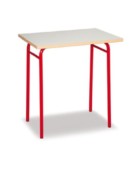 Banco monoposto per scuola secondaria e superiori - STRUTTURA Ø mm.28 - CM  70X50X76H - GRANDEZZA 6 - Conforme ai CAM 