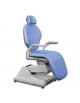 Poltrona ORL ortopedica - con poggiatesta - colore blu Chicago - cm 65x48x122h