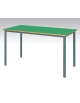 BANCO TAVOLO RETTANGOLARE SENZA SOTTOPIANO - STRUTTURA Ø mm.40 - CM 120X60X82H - GRANDEZZA 7