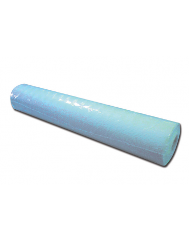 Rotolo di lenzuolini igienici politenato goffrato - colore azzurro -mt 50x50cm