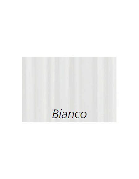 Tenda paravento, ignifuga, anallergica, antibatterica, impermeabile - colore bianco - cm 45x129h