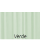 Tenda paravento, ignifuga, anallergica, antibatterica, impermeabile - colore verde - cm 45x129h