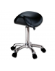 Sgabello ergonomico con seduta a sella e regolazione dell’altezza cm 52/67- colore nero