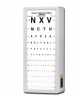 Ottotipo luminoso - Distanza di lettura 3 metri - Tavola ottometrica decimale Monoyer - cm 29.5x12x67,5h