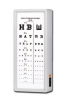 Ottotipo luminoso 3 metri misto - schermo costruito in acrilico - cm 29.5x12x67,5h