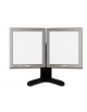 Negativoscopio da tavolo doppio ultrapiatto x-ray con tecnologia a led - 2 schermi x cm 46x3x50,5h