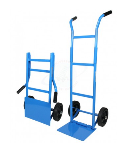 Carrello pieghevole "baby"  Carrello richiudibile - 2 ruote gommate Ø cm 20 - cm 45x110h