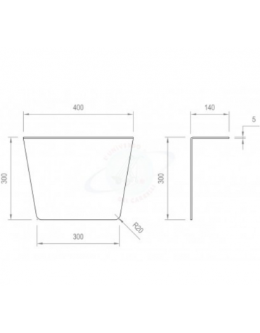 Carrello Portacasse con altezza regolabile con rete di appoggio - Mod. Bicicletta - 3 ruote - cm 129x49x174h