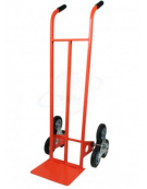 Carrello per trasporto su scala spalla stretta 6 ruote gomma industriale su stella rotante Ø cm 15 - cm 50x56x125h