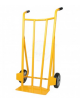 Carrello per corriere spalla curva - 2 ruote elastic Ø cm 20 con cuscinetto a sfera tipo traspallet - cm 55x45x110h