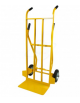 Carrello per corriere a doppia impugnatura - 2 ruote gomma piena Ø cm 20 - cm 58x51x125h