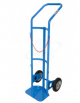 Carrello portabombola monoposto da lt 40/50 - 2 ruote Ø cm 20 ingomma piena - cm 44x40x125h