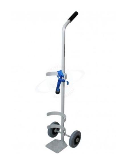 Portabombola lt. 5/7 alluminio amagnetico per bombola Ø cm 16 - cm 29x35x110h