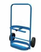 Carrello portabombole da lt 5 - 2 ruote gommate Ø cm 15 - cm 43x28x67h