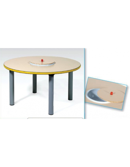 TAVOLINO ROTONDO PER MANIPOLAZIONI Ø 110X52H TAVOLINO ROTONDO PER MANIPOLAZIONI Ø 110X52H