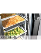 Armadio Refrigerato Inox a bassa temp. 4 sportelli cm 142x80x203h