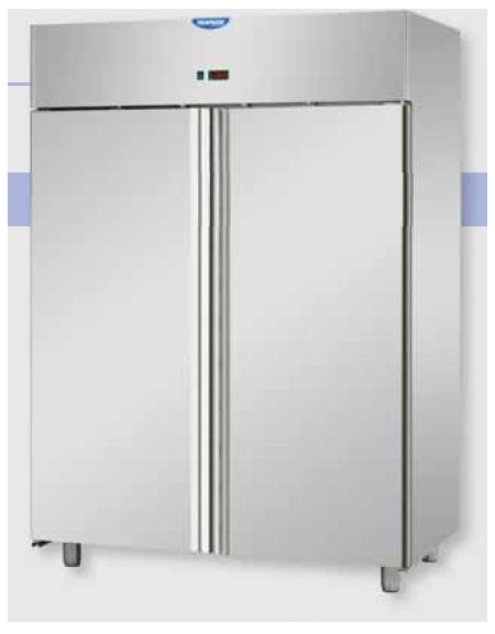 Armadio Refrigerato in Acciaio Inox predisposto x unità frig. rem a temp. normale cm 71x80x203h