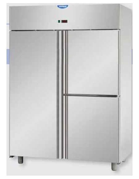 Armadio Refrigerato in Acciaio Inox predisposto x unità frig. rem a temp. normale cm 71x80x203h