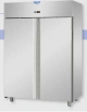 Armadio congelatore Inox BT doppio con due porte Lt 1400 predisposto per unità frigorifera remota cm 142x80x203h