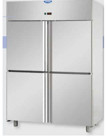 Armadio Refrigerato in Acciaio Inox predisposto x unità frig. rem a temp. normale cm 71x80x203h