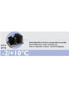 Armadio Refrigerato 1200 Inox predisposto x unità frig. rem. a bassa temp. 2 porte cm 142x70x203h