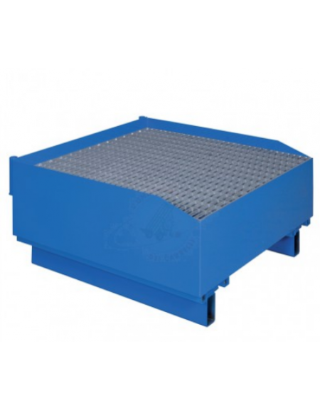 Vasca raccolta liquidi inforcabile lt.190 - Dimensioni: cm  80x80