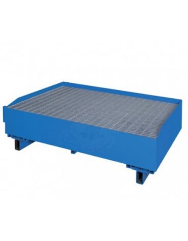 Vasca raccolta liquidi inforcabile lt. 300 - Dimensioni mm 124x80