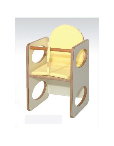 SEGGIOLONE PER TAVOLO PAPPA DIM.36X35X65H
