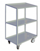Carrello Leggi in Piedi - 1 piano inclinato - 2 piani inferiori bordo anticaduta fogli - cm 80x50x120/130h