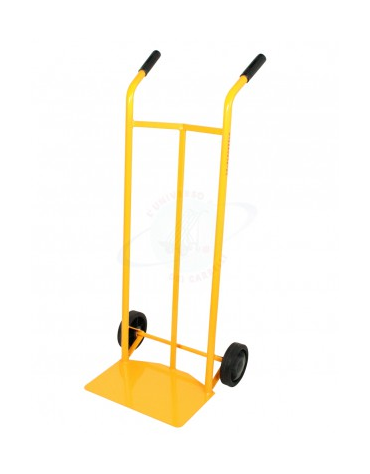 Carrello portasacchi - 2 Ruote Gommate nylon Ø cm 20 - cm 58x107