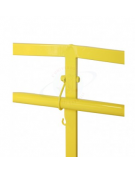 Carrello portasacchi - doppia pedana - 2 Ruote Pneumatiche nylon Ø cm 26 - cm 58x107 Carrello portasacchi - doppia pedana - 2 Ruote Pneumatiche nylon Ø cm 26 - cm 58x107