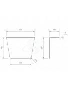 Carrello Bicicletta - portacasse con altezza regolabile ruote antiforatura - cm 190x490x225h