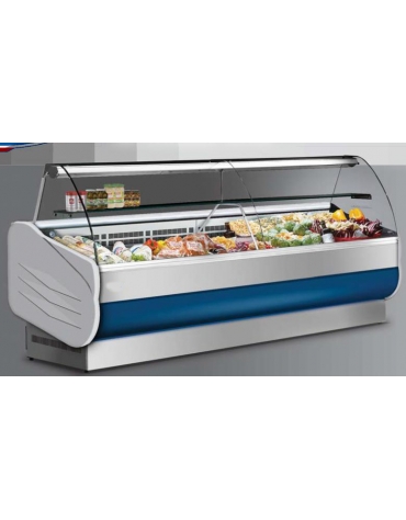 Banco salumeria refrigerato-Lunghezza cm. 248