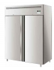 Congelatore armadio verticale inox professionale per ristorante a due porte -18° -22°C Lt 1.400 - cm 148x83x201h - CLASSE E