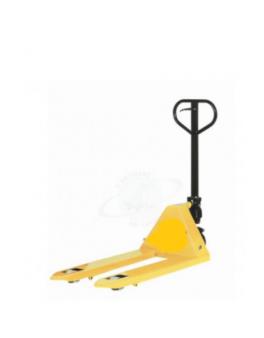 Carrello Transpallet con POMPA QUICK LIFT - comando a leva a 3 posizioni - forche cm 115x54 - portata Kg 2500