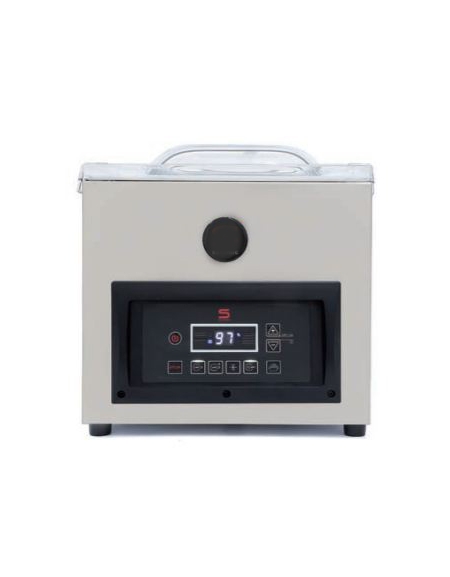 Confezionatrice sottovuoto a campana - Comandi digitali - Barra saldante cm. 32 - Vuoto controllato da sensore o microprocessore
