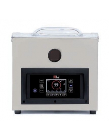 Confezionatrice sottovuoto a campana - Comandi digitali con schermo touch - Barra saldante cm. 32 - Vuoto controllato da sensore