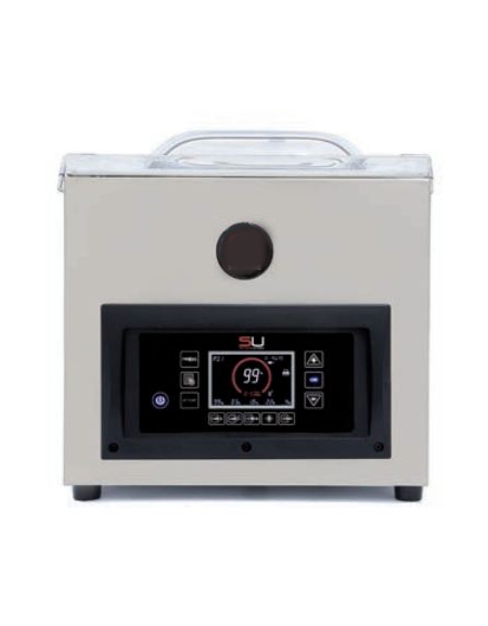 Confezionatrice sottovuoto a campana - Comandi digitali con schermo touch - Barra saldante cm. 32 - Vuoto controllato da sensore
