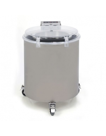 Centrifuga per insalata e verdure con cesto da Kg 12 - Cesto in acciaio inox - cm 54x75x81,5h
