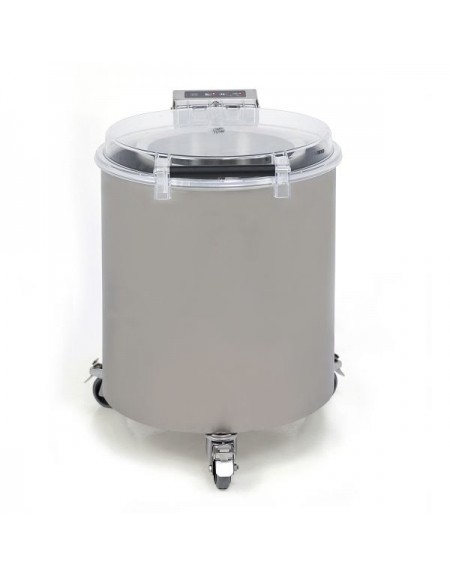Centrifuga per insalata e verdure con cesto da Kg 12 - Cesto in acciaio inox - cm 54x75x81,5h
