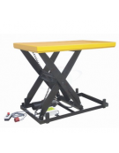 Piattaforma elettro-idraulica - piano cm 80x130, corsa utile cm 82 - altezza max piano cm 101 - portata Kg 1000