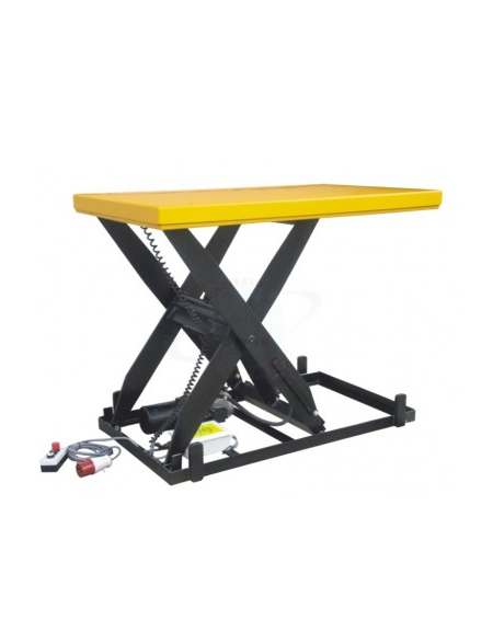 Piattaforma elettro-idraulica - piano cm 80x130, corsa utile cm 85 - Sollevamento max cm 101 - portata Kg 2000
