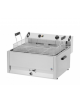 Friggitrice elettrica da banco per pasticceria con rubinetto - 1 vasca, capacità olio 16 Lt - mm 540x450x370h