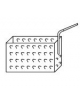 Cestello GN 2/4 per cuocipasta elettrico da banco cm 14X28X16h