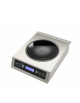 Piastra ad induzione per Wok in acciaio inox con piano di cottura in vetroceramica - mm 340x440x115h