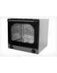 Forno a convenzione in acciaio inox - capacità  4 Teglie cm 31,5x44 (incluse) - Dimensioni esterne cm 59,5x57x57h